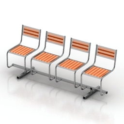 bench 4 3D Model Preview #283f3145