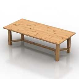 table wood 3D Model Preview #c9c87beb