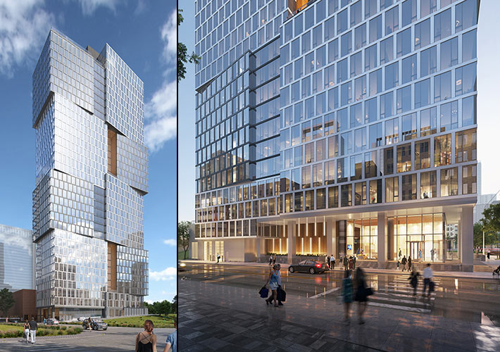 Alcove tower by Goettsch Partners, Nashville, USA
