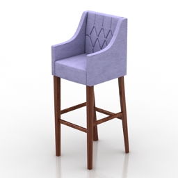 chair bar 3D Model Preview #cc7c14d2