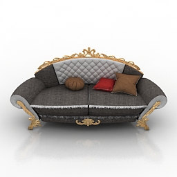 sofa classic 3D Model Preview #4a18fde0