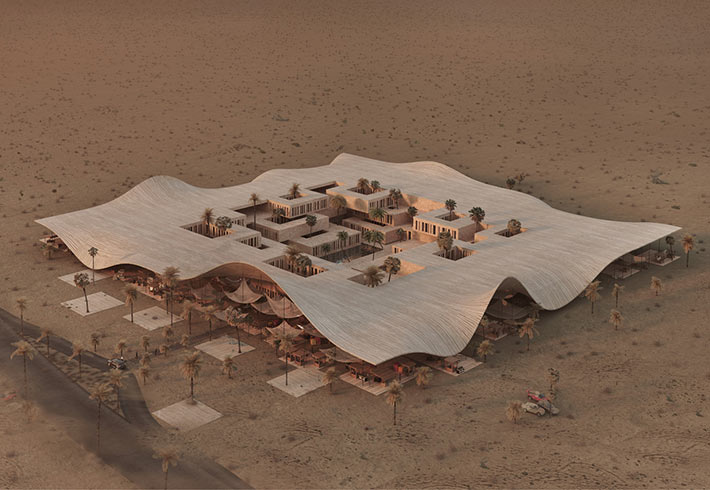 Hotel by Farshad Mehdizadeh Design, Sangan, Iran