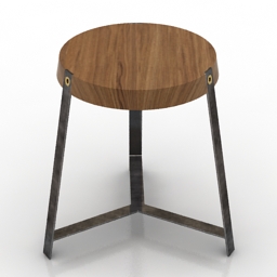 seat af3 stool brenden feucht 3D Model Preview #c54062b0