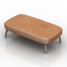 seat bench lammhults portus 3D Model Preview #58dc03da