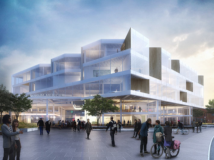 Forum Medicum by Henning Larsen Architects, Lund, Sweden