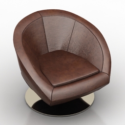 armchair contempo maiorca 3D Model Preview #aa588b90