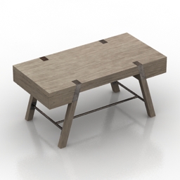 table wyatt desk sligh barton creek 3D Model Preview #88ac953d