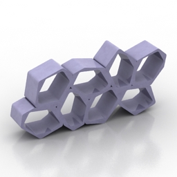 shelf 4 3D Model Preview #af8580b6