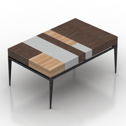table proportion ii coffee 3D Model Preview #24617f4f