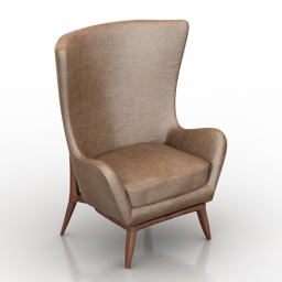 armchair caracole modern 3D Model Preview #8b96a791