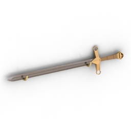 sword 4 3D Model Preview #373aef40