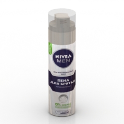 shaving foam 3D Model Preview #a2030160