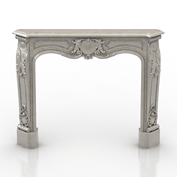 fireplace portal italian 2 3D Model Preview #7ffefd36