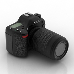 camera dslr 3D Model Preview #371f7b41