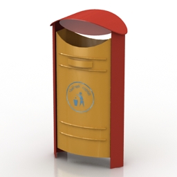 bin 5 3D Model Preview #a7a00312