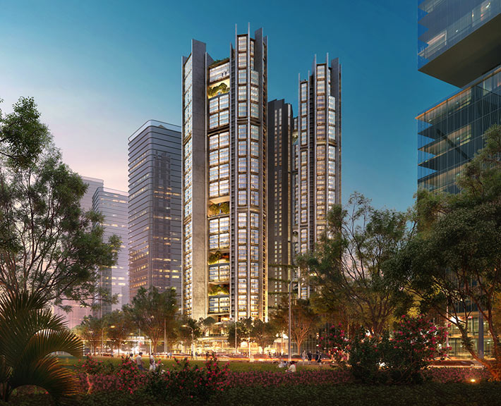 Qianhai Talents' Apartments by Foster + Partners, Shenzhen, China