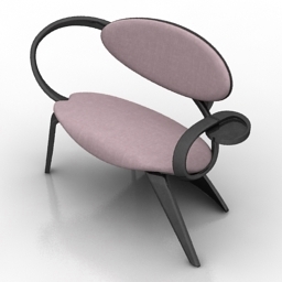 3D Armchair preview