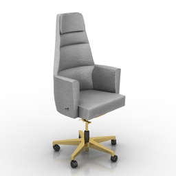 armchair office smania panama 3D Model Preview #aad63f98