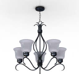 luster maxim lighting basix ee 5-light 3D Model Preview #2fa8d8bd