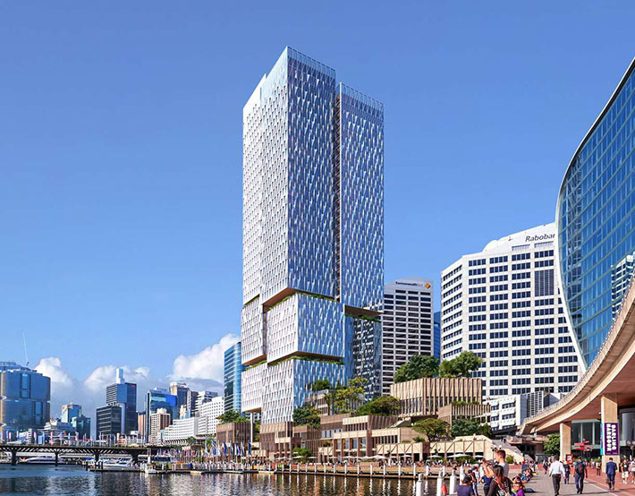Cockle Bay Park by Henning Larsen, Sydney, Australia