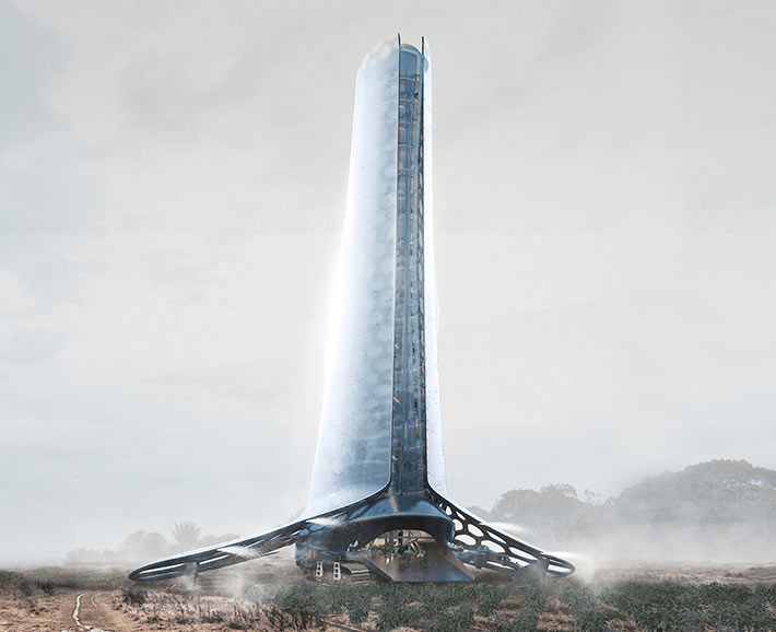 Reforestation Skyscraper by Thomas Gössler