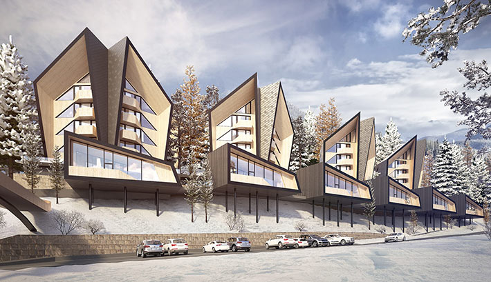 Residencie na Bielej Púti complex, Liptov, Slovakia