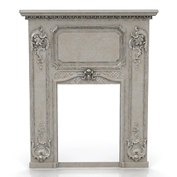 fireplace portal italian 1 3D Model Preview #99431923