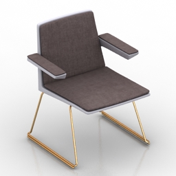 armchair - 3D Model Preview #5c4bda21