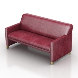 sofa 2s158 3D Model Preview #81a4478d