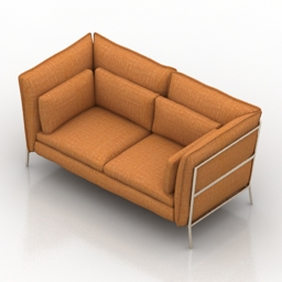 sofa 2 3D Model Preview #fda05fee