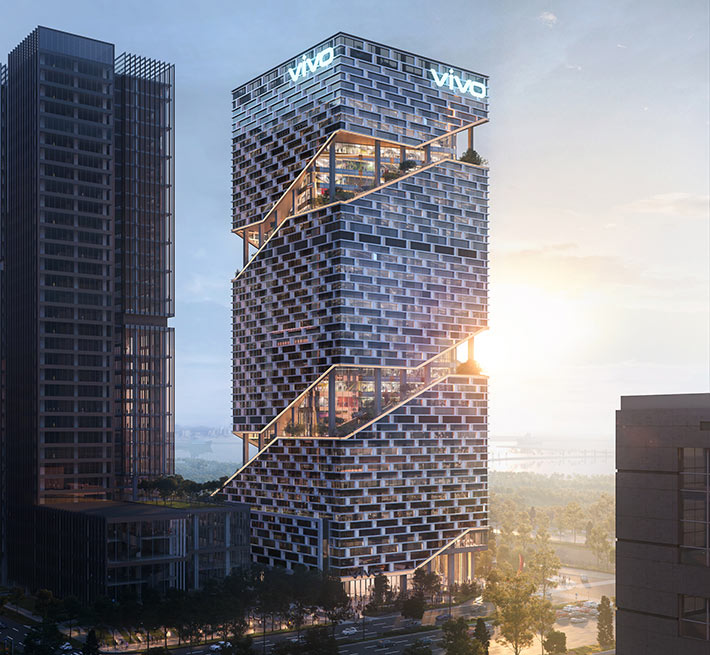 Vivo headquarters by NBBJ, Shenzhen, China