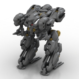 robot walker mech 3D Model Preview #60739c87