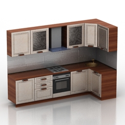 kitchen 3 3D Model Preview #fd90fc68