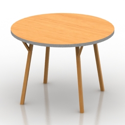table idea circle 3D Model Preview #3af84c23