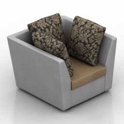 3D Armchair preview