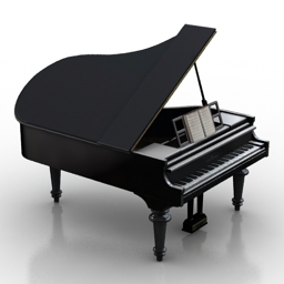 piano 3D Model Preview #7b2fd642