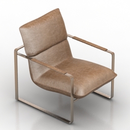 armchair divani casa dunn modern 3D Model Preview #ba1959d6