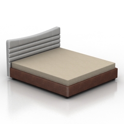 bed layza dls 3D Model Preview #90909e62