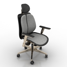 armchair office 3D Model Preview #f7f63bee