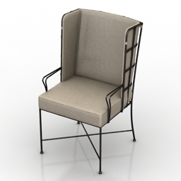 3D Armchair preview