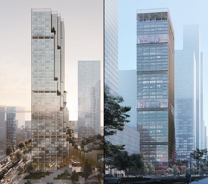 Hengli International Headquarters by Mecanoo, Shenzhen, China