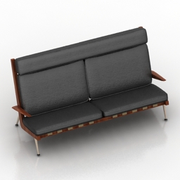 sofa peter hvidt carolinabusinessfurniture 3D Model Preview #b9f0f345