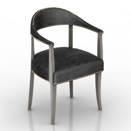 armchair leather 3D Model Preview #73d9e4bd