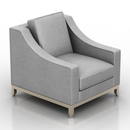 3D Armchair preview