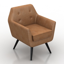 3D Armchair preview