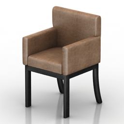 armchair salvador dantone home 3D Model Preview #1eb4b776