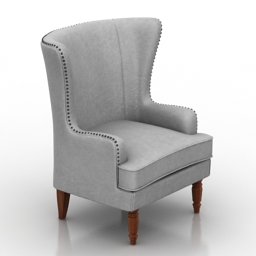 armchair chantilly dantone home 3D Model Preview #431d929d
