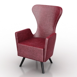 armchair karina dls 3D Model Preview #165c4e52