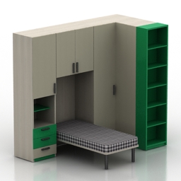 wardrobe 3D Model Preview #24ccdc92