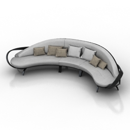 sofa 2 3D Model Preview #a4ce70f0